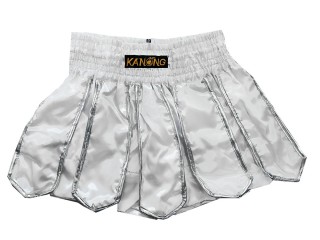 Kanong Gladiator Kick box Hosen : KNS-139-Weiß