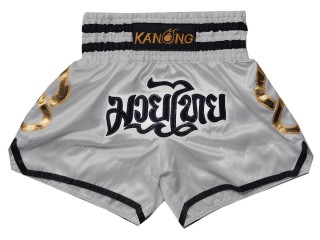 Kanong Kickbox Shorts Kick box Hose : KNS-143-Silber