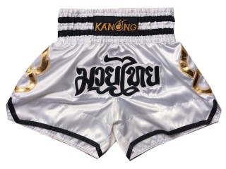 Kanong Kickbox Shorts Kick box Hose : KNS-143-Weiß