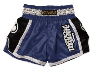 Kanong Kickbox Shorts Thai boxen hosen : KNSRTO-208-Marinenblau