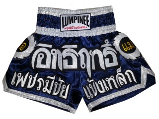 Lumpinee Kickboxhose  : LUM-033 Marinenblau