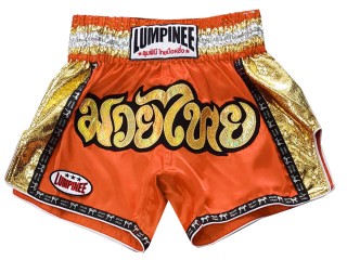 Lumpinee Kick box Shorts Thai boxe hosen : LUM-045-Orange