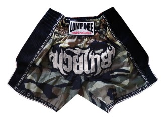 Lumpinee Retro Kickbox Shorts Thai boxen hose : LUMRTO-003-Camo