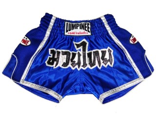 Lumpinee Retro Kick boxen hose : LUMRTO-005-Blau