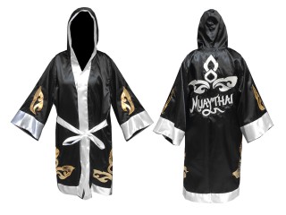 Kanong Boxer kostüm Boxmäntel personalisieren : KNFIR-143-Schwarz