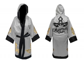 Kanong Boxer kostüm Boxmäntel personalisieren : KNFIR-143-Silber