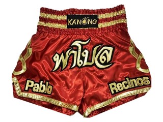 Personalisierte Boxhosen : KNBXCUST-2002 Rot