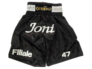 Personalisierte boxershorts selber gestalten : KNBXCUST-2021 Schwarz