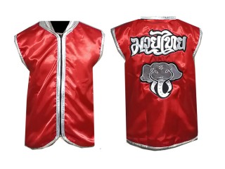 Kanong personalisierte  Cornerman Boxjacke : Rot Elefant