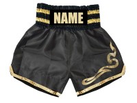 Personalisierte boxhosen herren selber gestalten : KNBSH-001 schwarz
