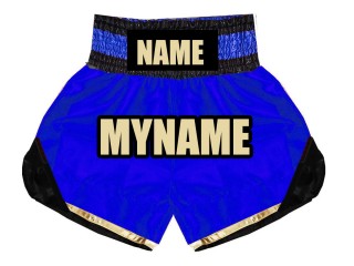 Personalisierte boxer hosen kinder  : KNBSH-022-Blau