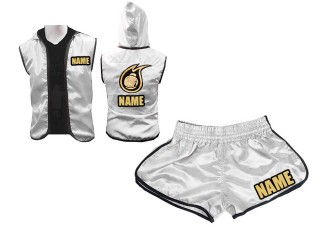 Kanong Box-hoodie und Boxhosen selber gestalten für Damen : Silber