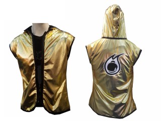 KANONG maßgeschneiderte Damenjacke mit Kapuze : Gold