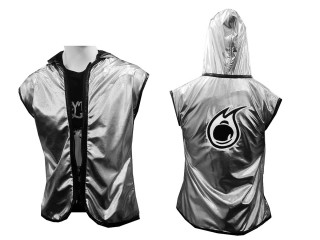 KANONG personalisierte Damenjacke mit Kapuze : Silber