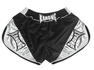 Kanong Retro Boxhose damen : KNSRTO-201-Schwarz-Silber