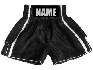 Personalisierte boxershorts männer : KNBSH-027-Schwarz