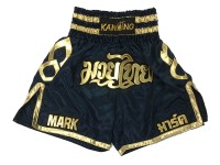 Personalisierte Boxshorts Herren selber gestalten : KNBXCUST-2001-Marinenblau