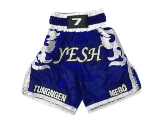 Personalisierte Boxshorts , Boxhosen selber gestalten : KNBXCUST-2033-Blau