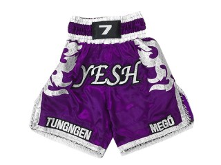 Personalisierte Boxshorts , Boxhose selber gestalten : KNBXCUST-2033-Violett