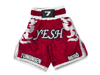 Boxhosen mit namen : KNBXCUST-2033-Rot
