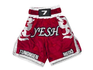 Personalisierte Boxshorts , Boxhose selber gestalten : KNBXCUST-2033-Rot