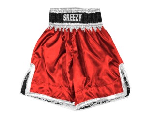 Personalisierte Boxshorts , Boxhose selber gestalten : KNBXCUST-2034-Rot