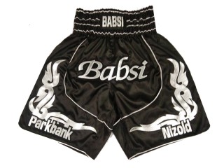 Personalisierte boxer hose selber gestalten : KNBXCUST-2035-Schwarz