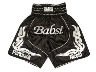 Personalisierte Boxshorts , Boxhose selber gestalten : KNBXCUST-2035-Schwarz