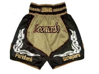 Personalisierte boxershorts designen : KNBXCUST-2035-Gold-Schwarz