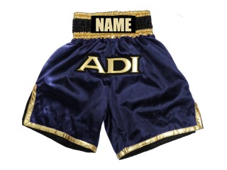 Personalisierte boxer hose Herren  selber gestalten : KNBXCUST-2036-Marinenblau