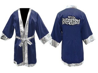Personalisierte Boxmantel für Boxer : KNFIR-125-Marinenblau