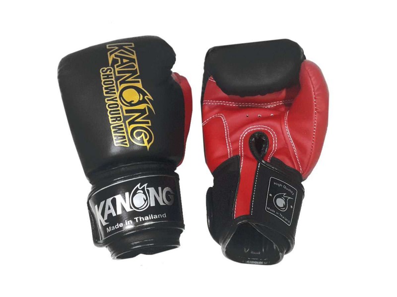 Kanong boxhandschuhe größe kinder : Schwarz